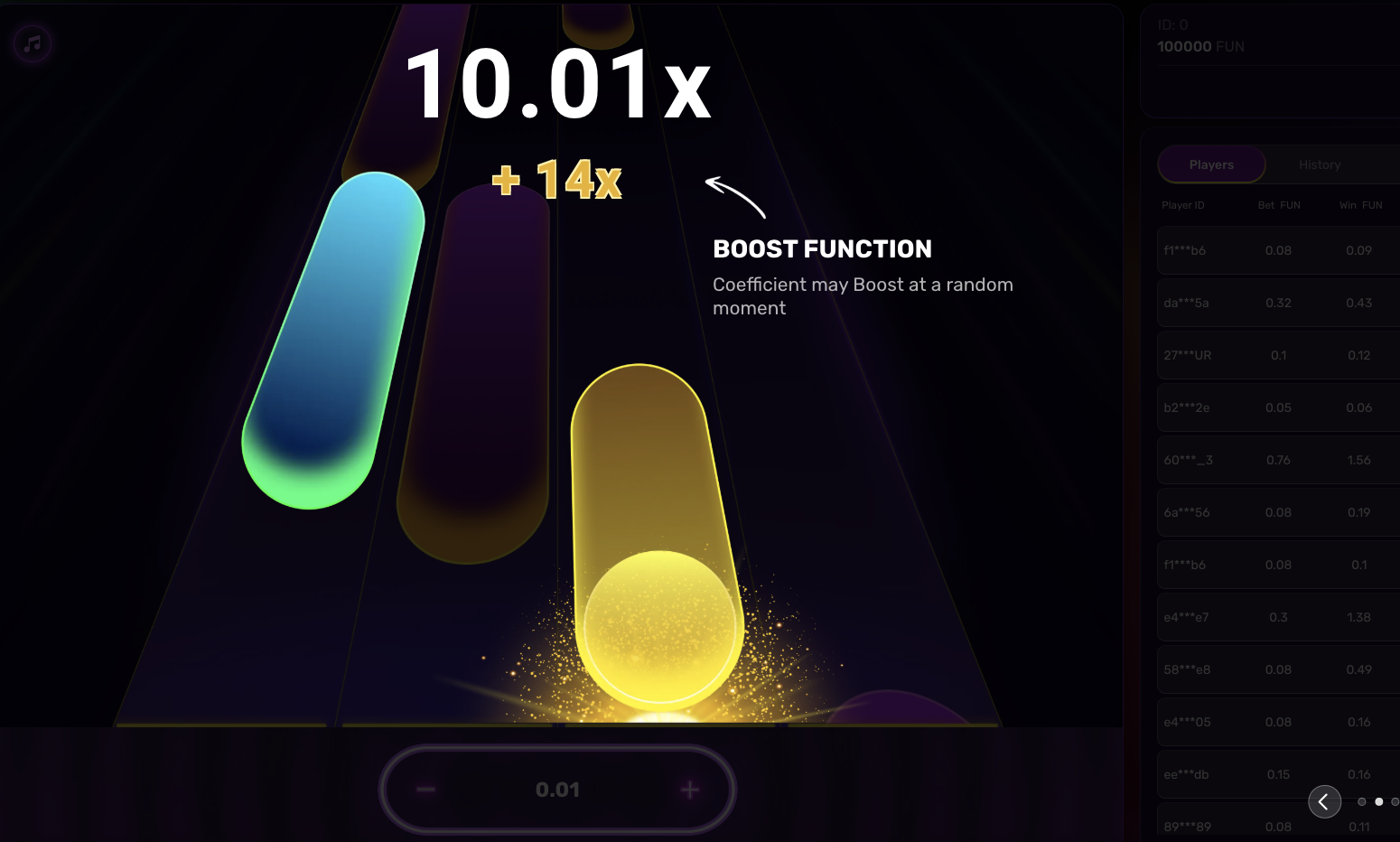 Boost Mode in Play Me